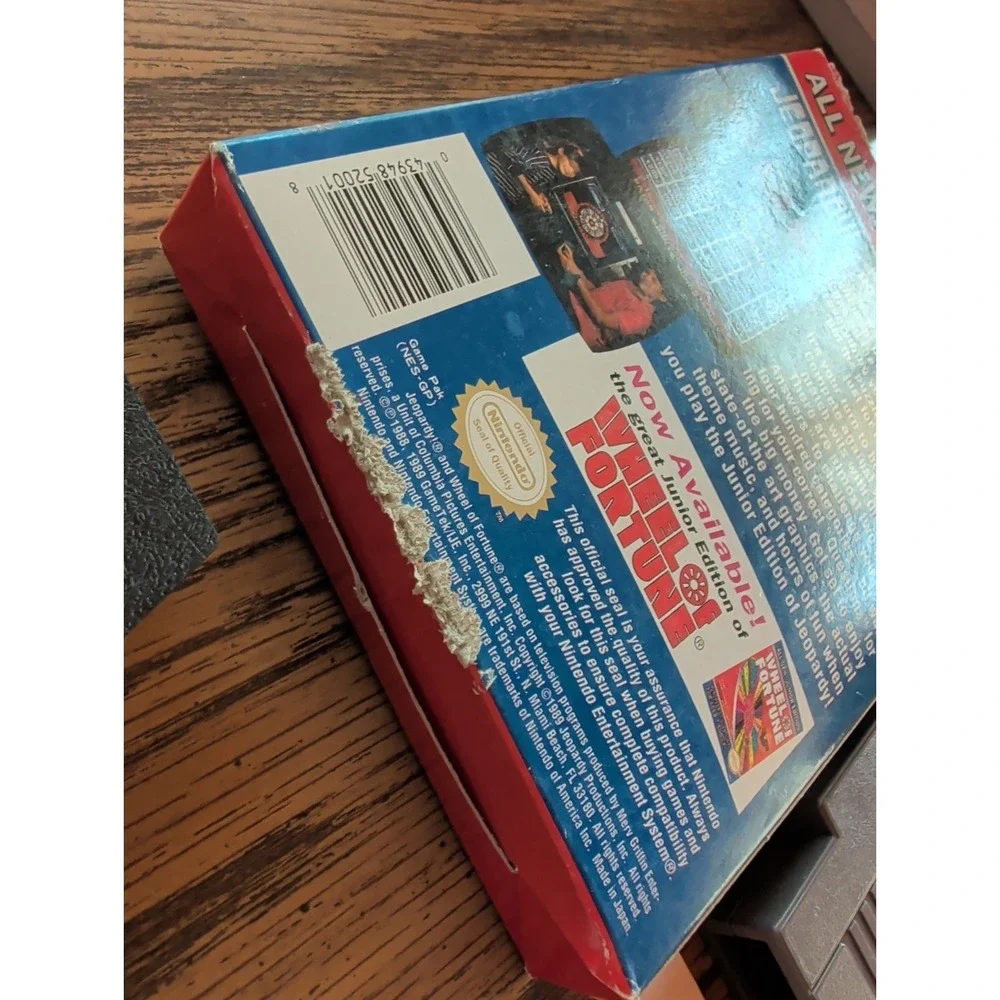 Jeopardy --  Jr Jr. Junior Edition (Nintendo NES) COMPLETE w/ Box manual game